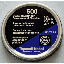Кулі пневматичні Dynamit Nobel, 500 шт/уп, 4,5 мм