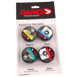 Кульки Gamo Набір з 4 типів (Match/Round/Magnun/Hunter), 4.5 мм