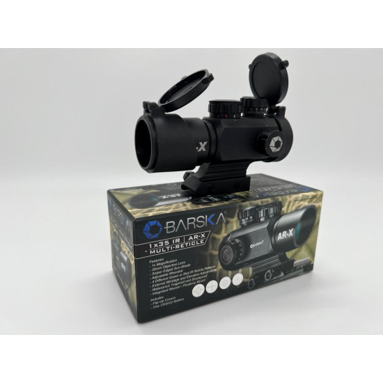 Приціл коліматорний Barska Multi Reticle AR-X 1x35 (Picatinny)