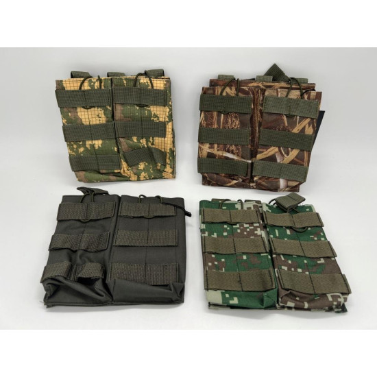 Підсумок тактичний двохсекційний відкритий Molle із верхнім фіксатором