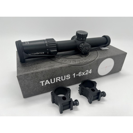 Приціл оптичний  Vector Optics Taurus 1-6x24 ILLUM (30 mm) FFP