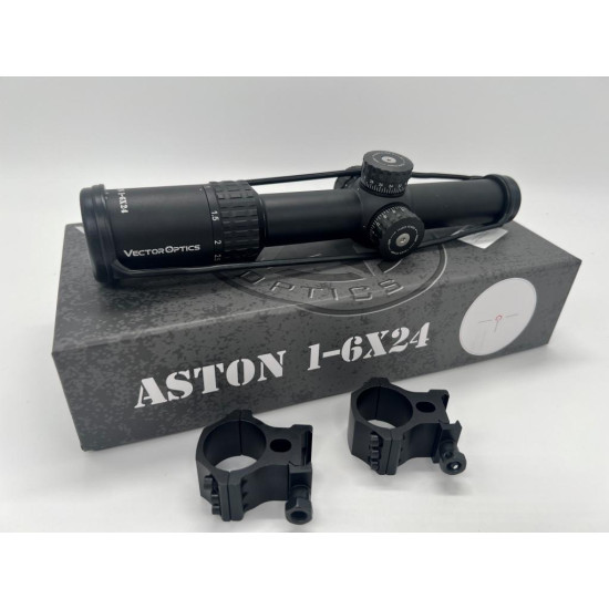 Приціл оптичний Vector Optics Aston 1-6x24 SFP. Сітка VTC-A з підсвічуванням