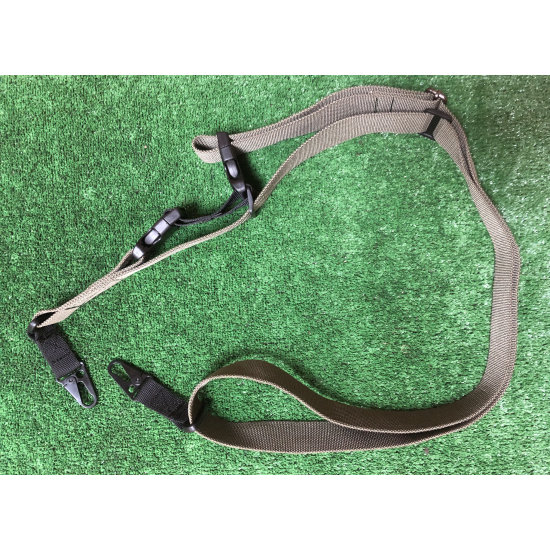 Ремінь трьохточковий брезентовий, тактичні карабіни