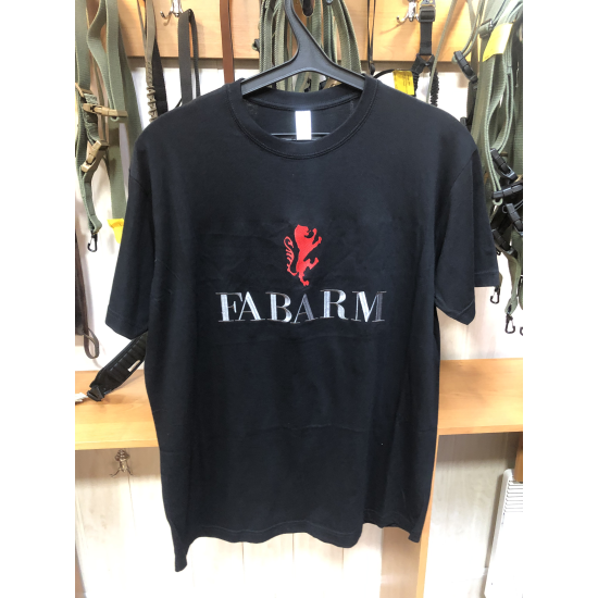 Футболка  "v" чорна FABARM, L