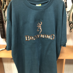Футболка BROWNING, темно-зелена, XL