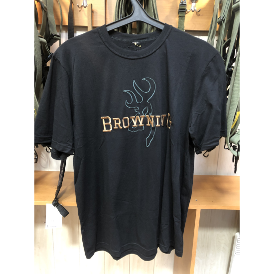 Футболка BROWNING чорна, розмір 48-50